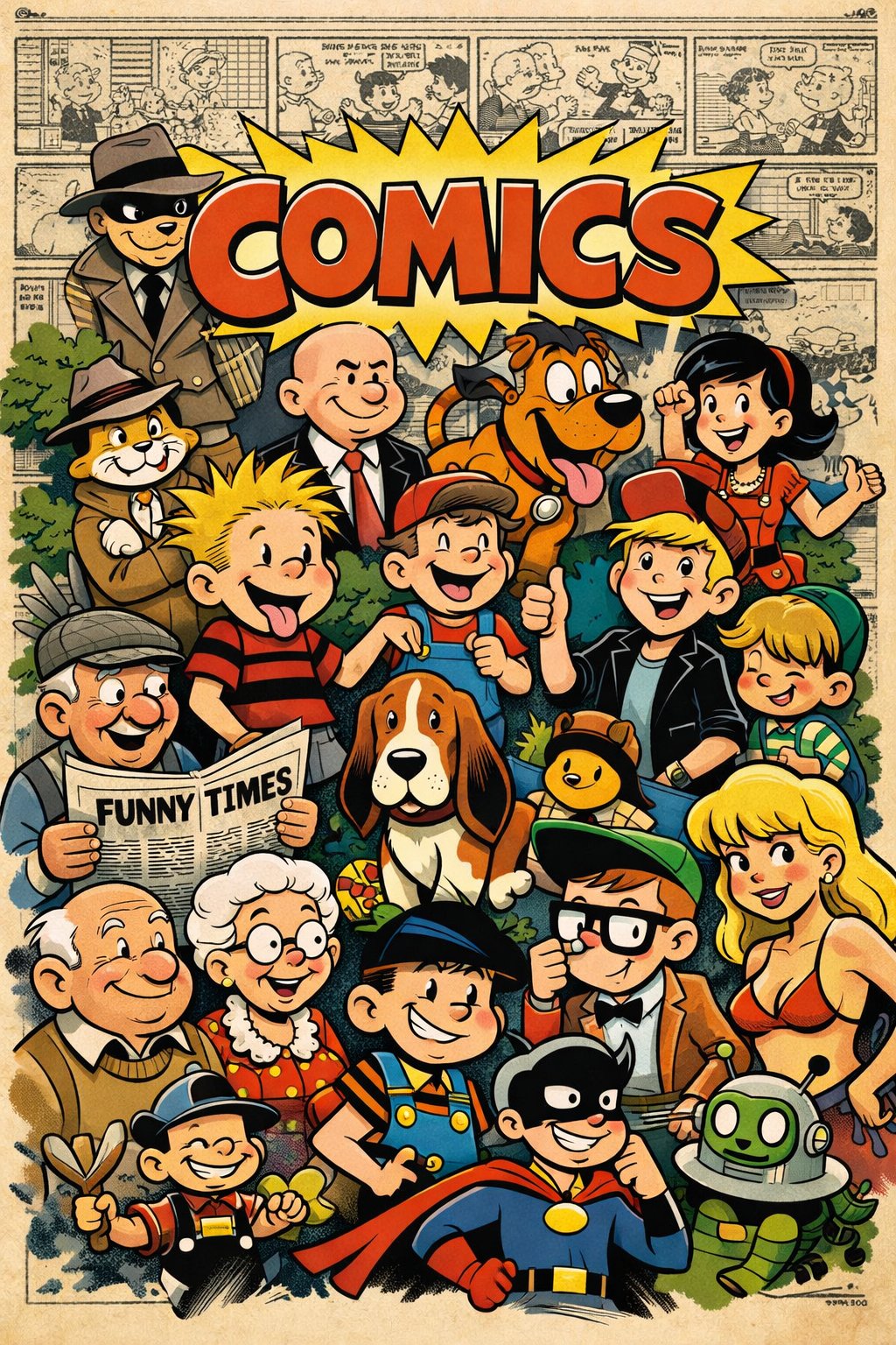 Classic comic strip characters — COMICS